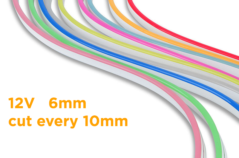 LED Neon Flex 6mm - 10mm cut